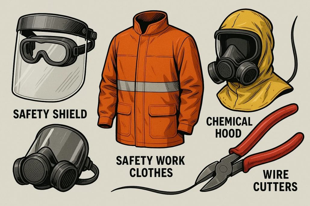 ابزار های ایمنی استخراج طلا از برد های الکترونیکی و برد های مخابراتی