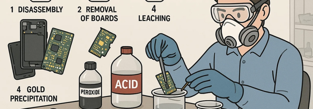 آموزش کامل بازیافت طلا از موبایل به زبان فارسی