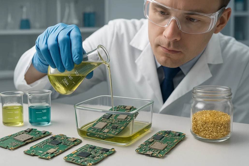 استخراج طلا از برد گوشی موبایل