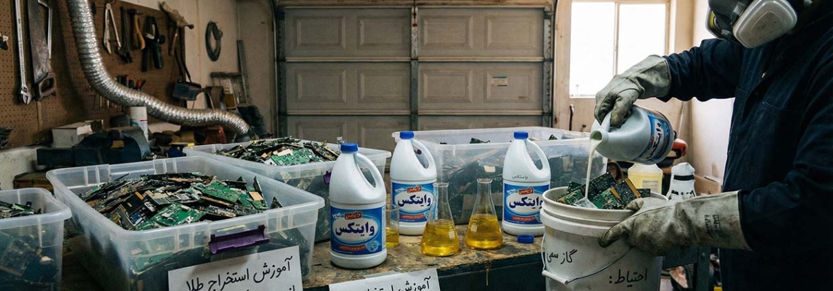 آموزش استخراج طلا از برد با وایتکس (برد موبایل و برد مخابراتی)