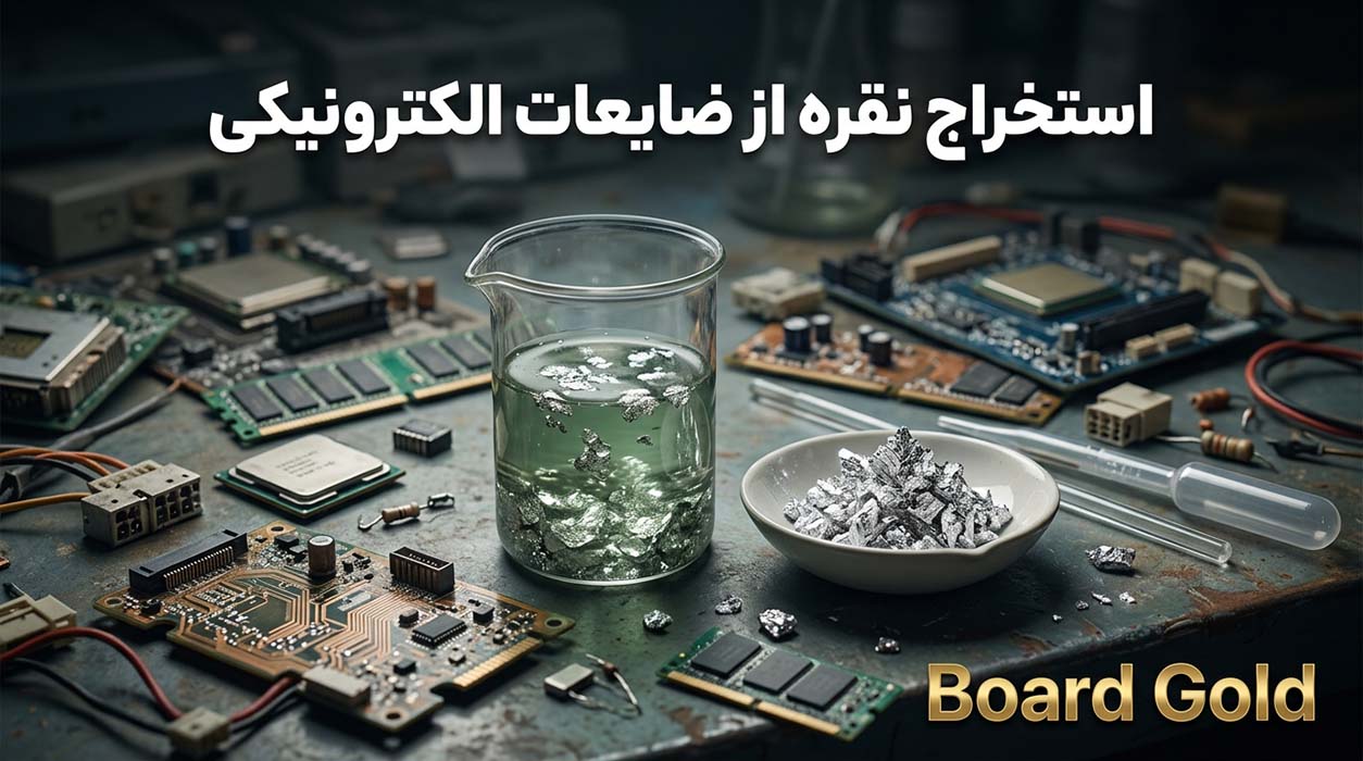 استخراج نقره از ضایعات الکترونیکی